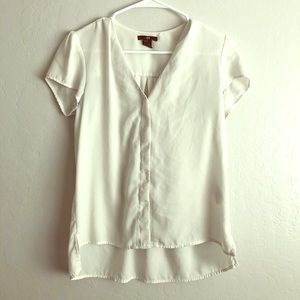 H&M White Button Up Blouse